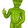 Melting Pot - Beeld Manneken Pis Fuck You Groen 20x45cm Melting Pot - Beeld Manneken Pis Fuck You Groen 20x45cm