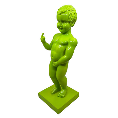 Melting Pot - Beeld Manneken Pis Fuck You Groen 20x45cm Melting Pot - Beeld Manneken Pis Fuck You Groen 20x45cm