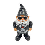 Melting Pot - Beeldje Kabouter Biker Puntmuts Zwart 25cm