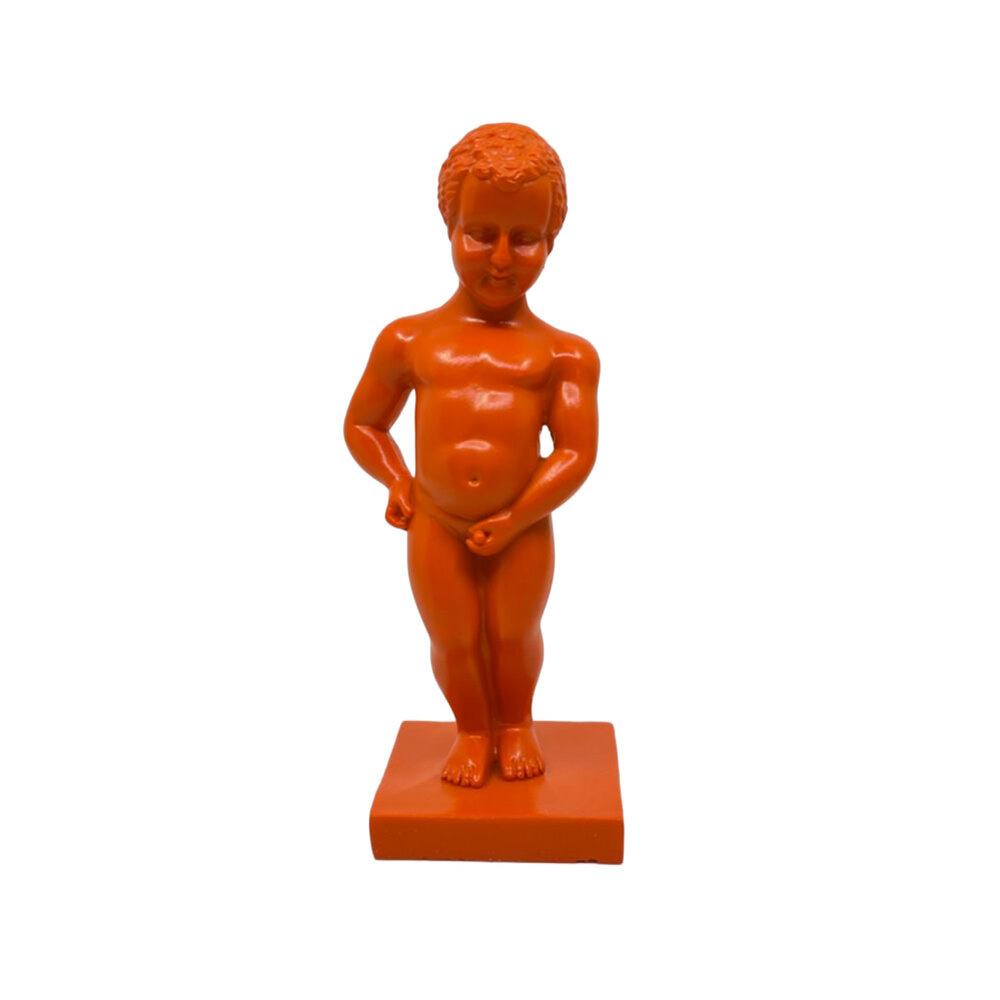 Melting Pot - Beeldje Manneken Pis Classic Oranje 15cm Melting Pot - Beeldje Manneken Pis Classic Oranje 15cm