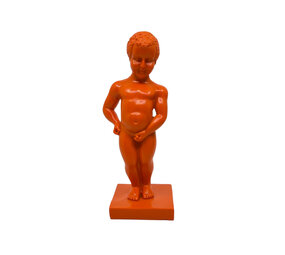 Melting Pot - Beeldje Manneken Pis Classic Oranje 15cm Melting Pot - Beeldje Manneken Pis Classic Oranje 15cm