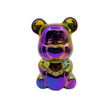 Melting Pot - Beeldje Design Beer Zittend Goud-Roze Metallic 18cm