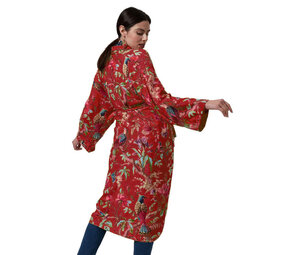 Imbarro - Kimono Royal Paradise Wine Viscose One-size