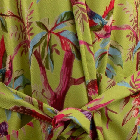 Imbarro - Kimono Royal Paradise Apple Viscose One-size