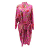 Imbarro - Kimono Royal Paradise Purper Viscose One-size
