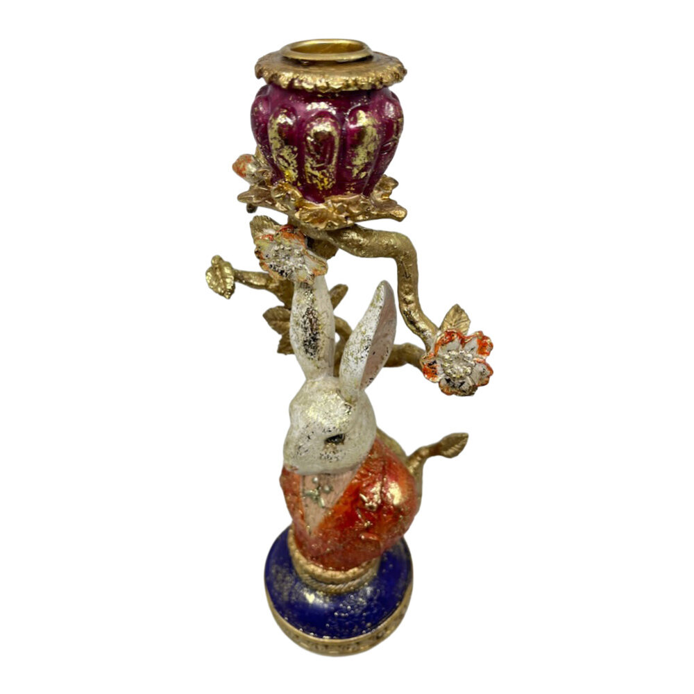 Melting Pot - Kandelaar Konijn Buste Multicolor 8x30cm