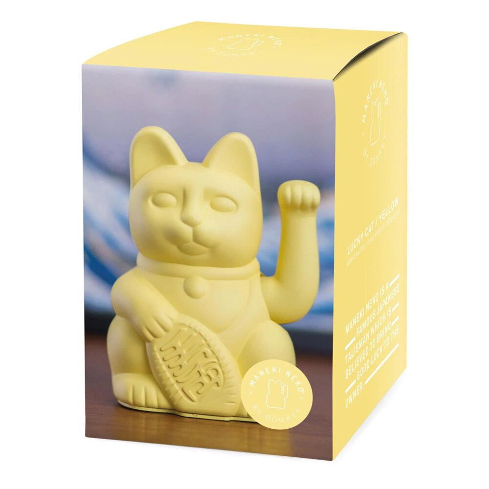 Donkey - Lucky Cat Yellow 10x15cm