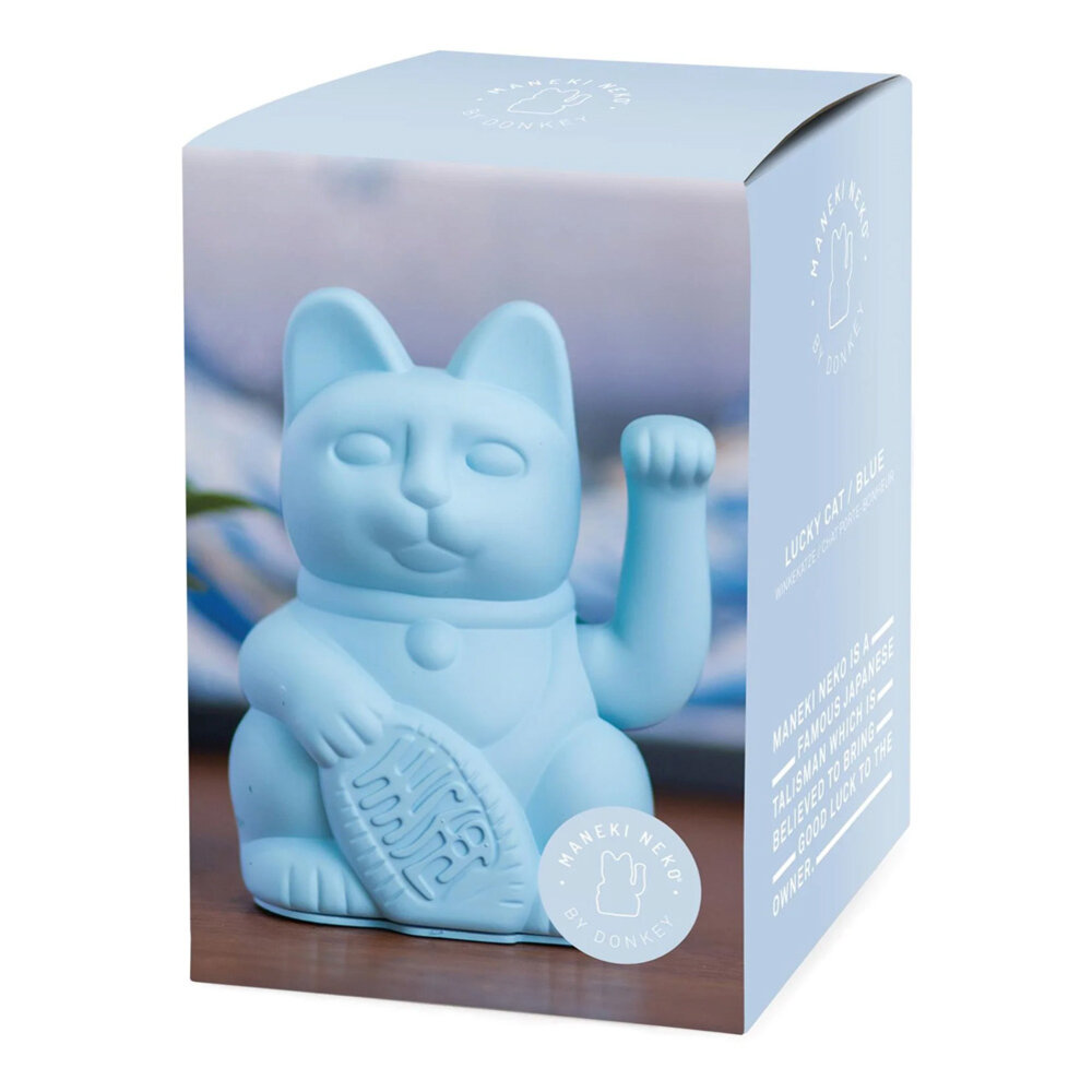 Donkey - Lucky Cat Light Blue 10x15cm