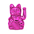 Lucky Cat Shiny Pink Metallic 10x15cm