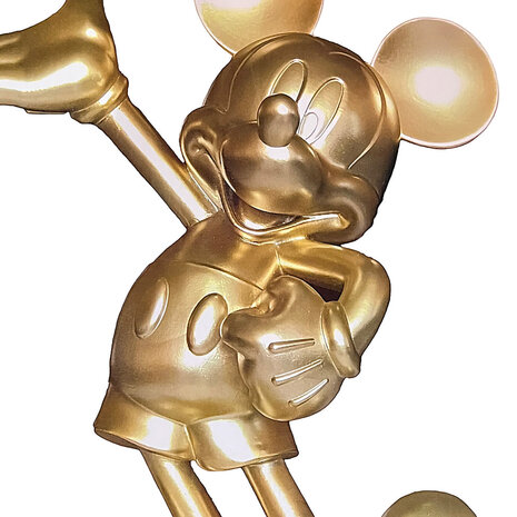 Disney - Beeld Mickey Mouse Presents Goud 39x45cm