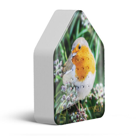 Zwitscherbox - Vogelhuisje met Bewegingssensor Roodborstje - Limited Edition
