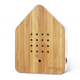 Zwitscherbox - Vogelhuisje met Bewegingssensor Bamboe Hout