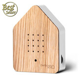 Zwitscherbox - Vogelhuisje met Bewegingssensor Eiken Hout