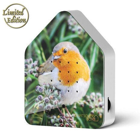 Zwitscherbox - Vogelhuisje met Bewegingssensor Roodborstje - Limited Edition