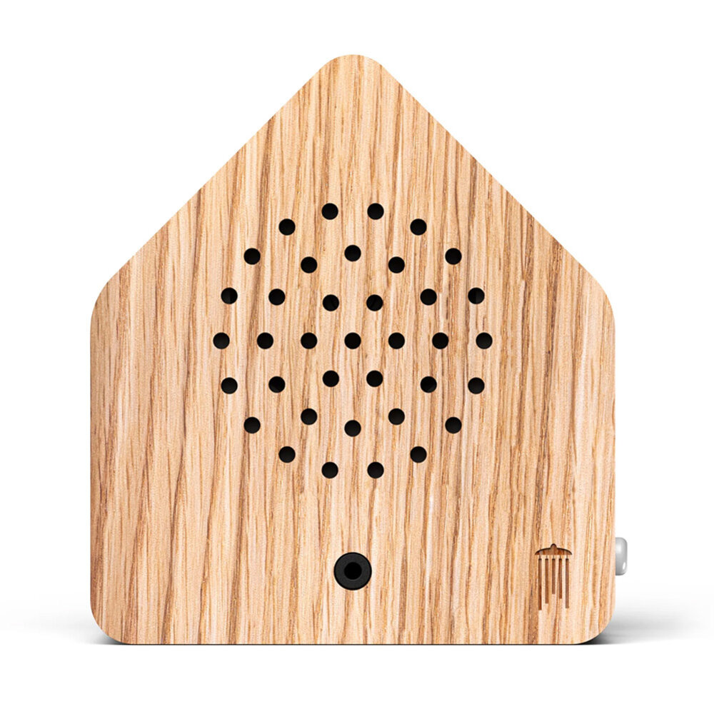 Zwitscherbox - Vogelhuisje Satellite Wind Chimes Eiken Hout