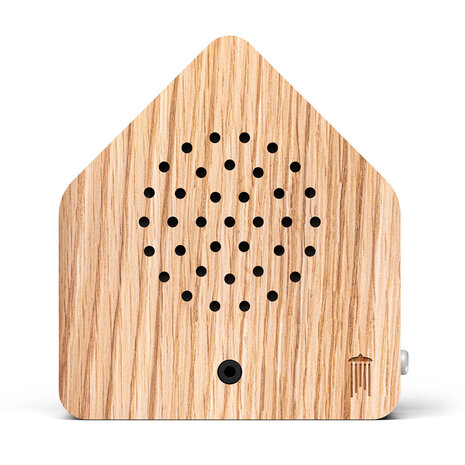 Zwitscherbox - Vogelhuisje Satellite Wind Chimes Eiken Hout