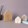 Zwitscherbox - Vogelhuisje Satellite Wind Chimes Eiken Hout Zwitscherbox - Vogelhuisje Satellite Wind Chimes Eiken Hout