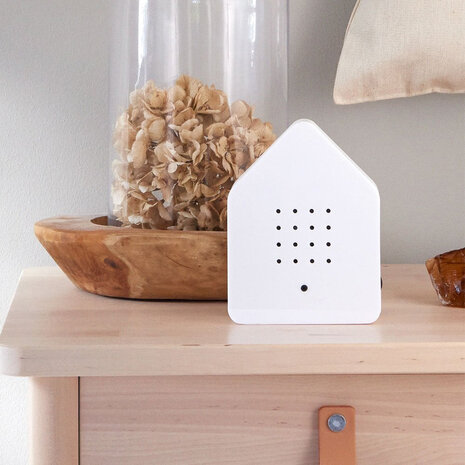 Zwitscherbox - Vogelhuisje met vogelgeluiden en bewegingssensor in diverse kleuren