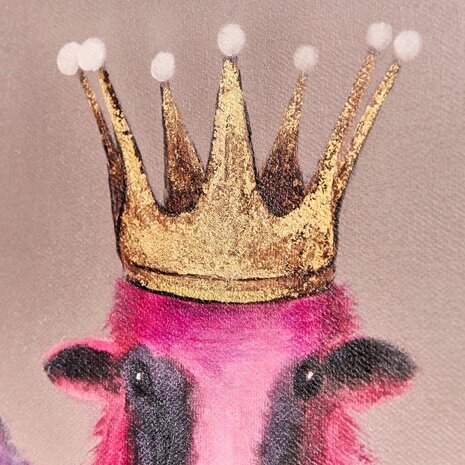 Werns - Schilderij Royal Sheep Acryl op Canvas 100x80cm