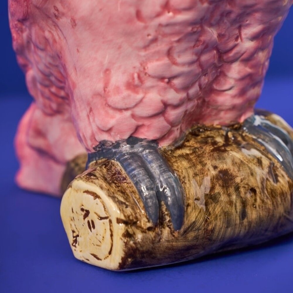 Werns - Vaas Kaketoe Roze Keramiek 18x24cm