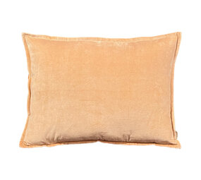Melting Pot - Sierkussen Peach Velours 70x50cm met bies