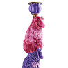 Werns - Kandelaar Schaapjes Roze Multicolor 13x40cm