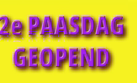 Kom shoppen op 2e Paasdag