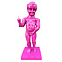 Beeld Manneken Pis Fuck You Fuchsia XL 25x60cm