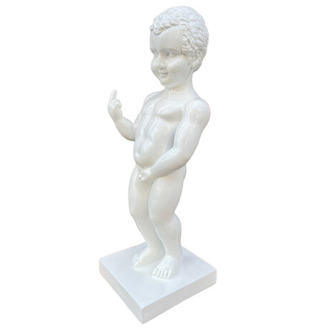 Melting Pot - Beeld Manneken Pis Fuck You Wit XL 25x60cm Melting Pot - Beeld Manneken Pis Fuck You Wit XL 25x60cm