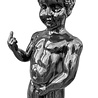 Melting Pot - Beeld Manneken Pis Fuck You Zwart XL 25x60cm
