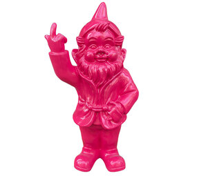 Melting Pot - Beeld Kabouter Fuck You Fuchsia-Cerise XL 35x68cm