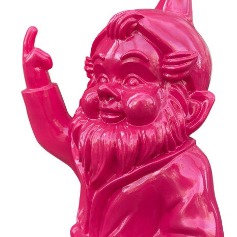 Melting Pot - Beeld Kabouter Fuck You Fuchsia-Cerise XL 35x68cm