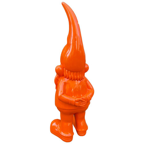 Melting Pot - Beeld Kabouter Puntmuts Oranje XXL 30x100cm