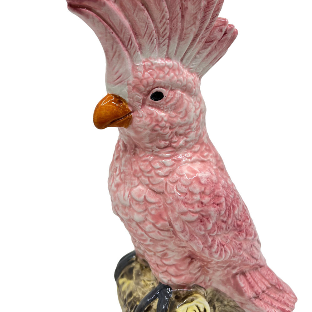 Werns - Vaas Kaketoe Roze Keramiek 18x24cm Werns - Vaas Kaketoe Roze Keramiek 18x24cm