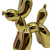 Melting Pot - Beeldje Ballon Hond Glans Goud Keramiek 19x18cm