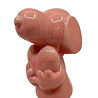 Melting Pot - Beeldje Snoopy Hartje Roze Keramiek 8x20cm