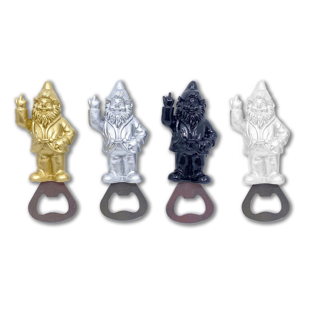 Melting Pot - Flesopener & Magneet Kabouter Fuck You 9cm in 4 Kleuren