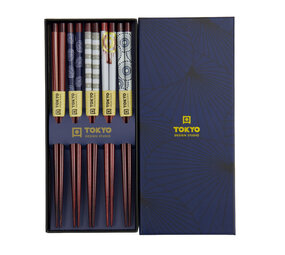 Tokyo Design Studio - Eetstokjes Umbrella set/5 in cadeau doos