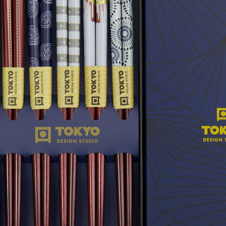 Tokyo Design Studio - Eetstokjes Umbrella set/5 in cadeau doos
