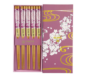 Tokyo Design Studio - Eetstokjes White Sakura set/5 in cadeau doos