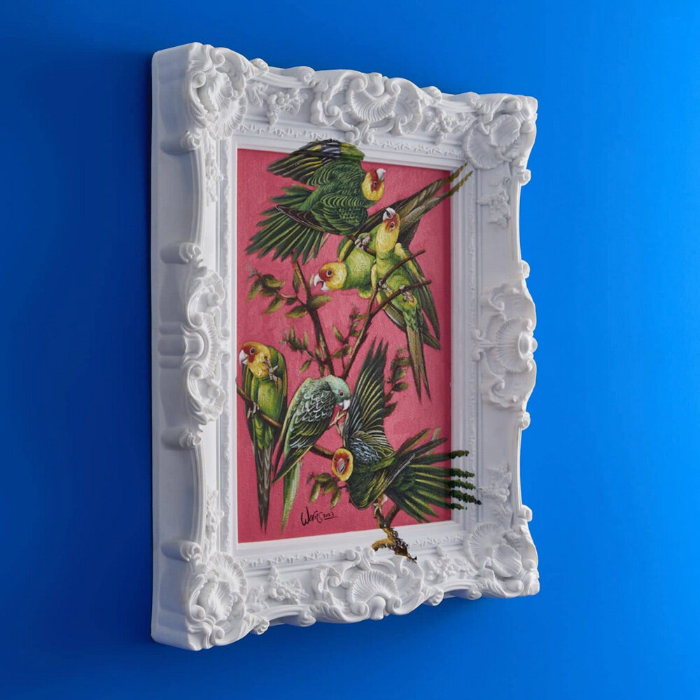 Werns - Schilderij Coco Acryl op Canvas 45x55cm in Sierlijst