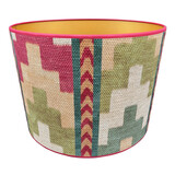 Melting Pot - Lampenkap Samboa Groen 40x30cm met bies