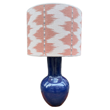 Melting Pot - Lampenkap Myrthus Copper 40x30cm met bies