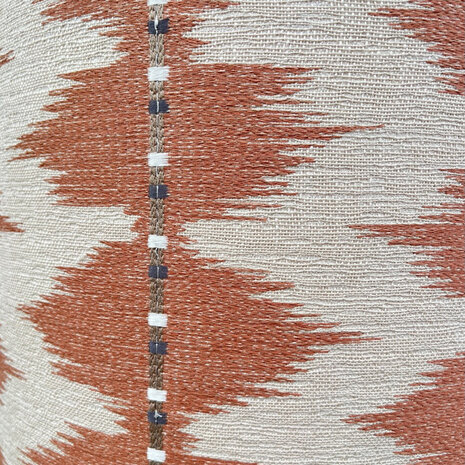 Melting Pot - Lampenkap Myrthus Copper 40x30cm met bies