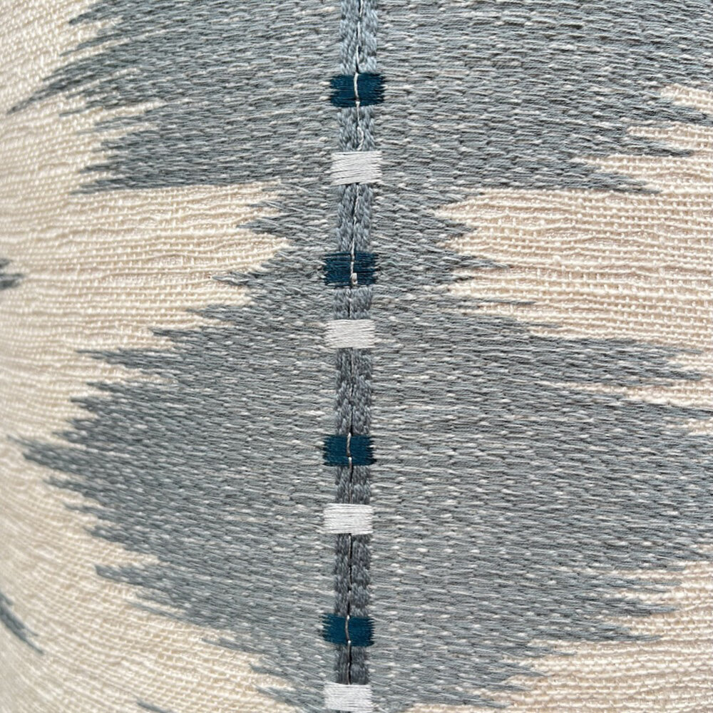 Melting Pot - Lampenkap Myrthus Blauw 30x20cm met bies