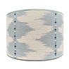 Melting Pot - Lampenkap Myrthus Blauw 30x20cm met bies Melting Pot - Lampenkap Myrthus Blauw 30x20cm met bies