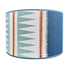 Melting Pot - Lampenkap Kasper Blauw 30x20cm met bies