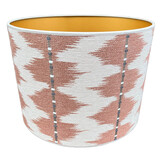 Melting Pot - Lampenkap Myrthus Copper 40x30cm met bies