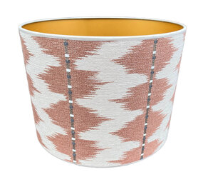 Melting Pot - Lampenkap Myrthus Copper 40x30cm met bies