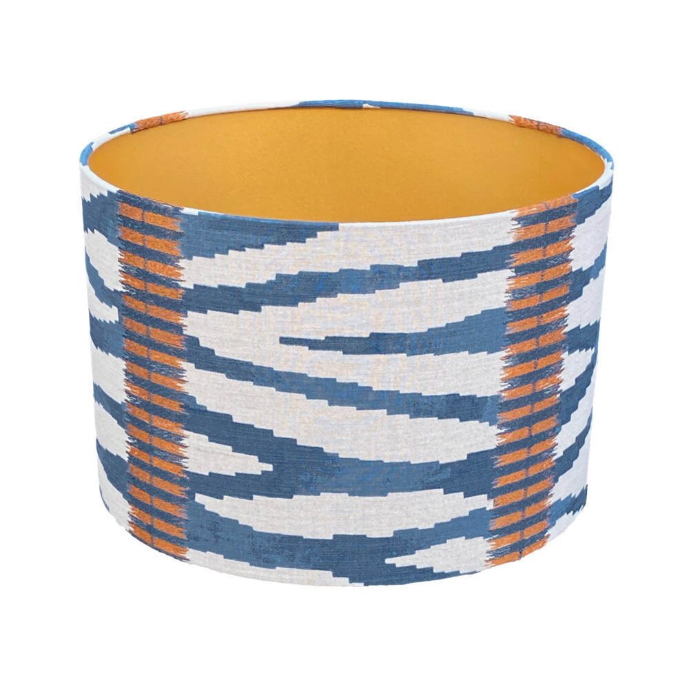 Melting Pot - Lampenkap Wilder Blauw Beige 30x20cm